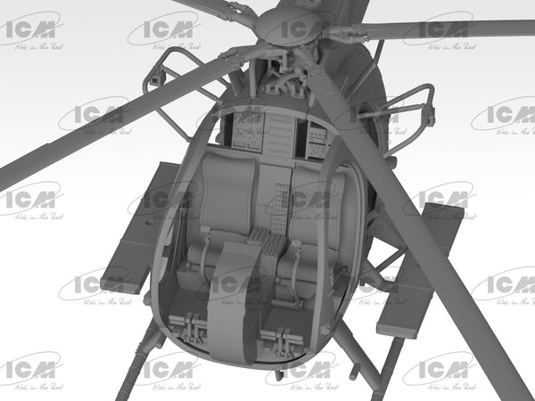 ICM 1/48 scale MH-6J Little Bird, U.S. Special Forces Helicopter