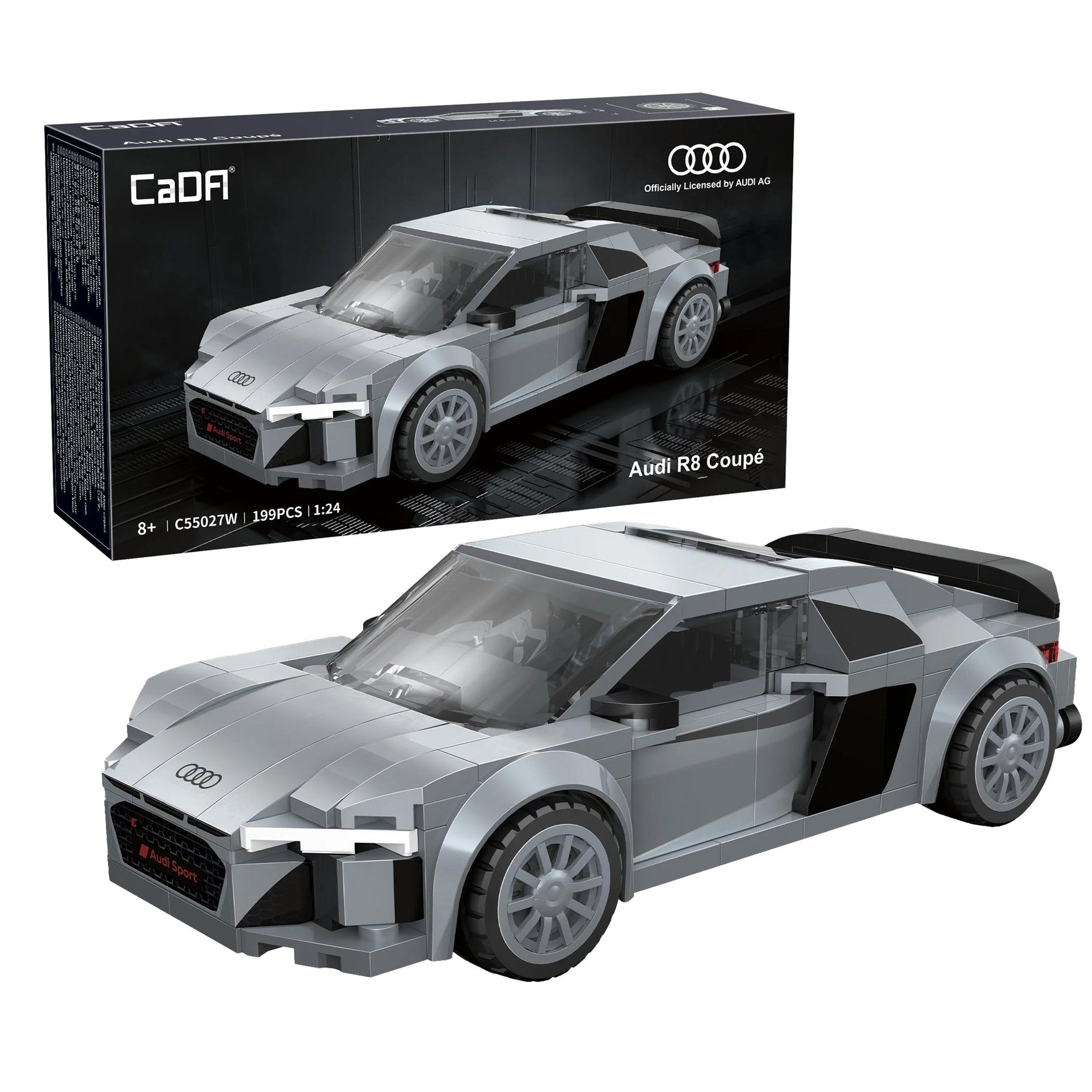 Audi R8 Scale Model CADA 1:24 MINI CARS 1:24 Audi R8 Coupé - 199 pcs | Fields of Glory Models