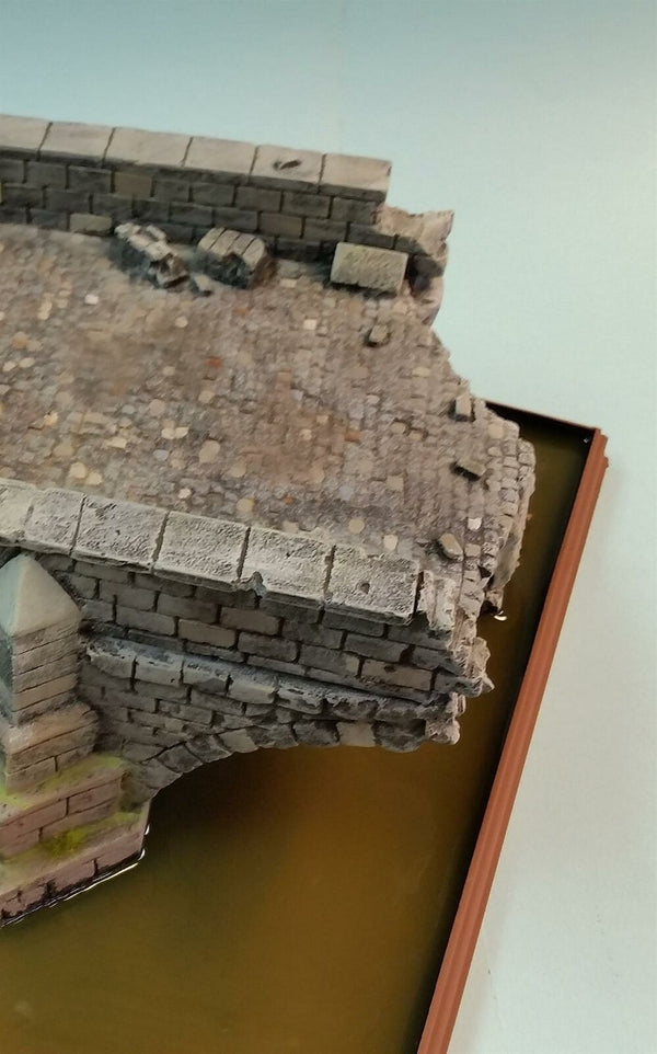 FoG Models 1/35 scale Destroyed Stone River Bridge #1