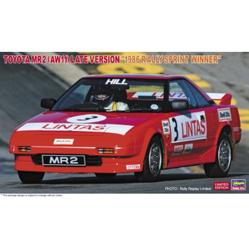 Hasegawa 1:24 Toyota MR2 Late Version 1986 Rally Sprint Winner