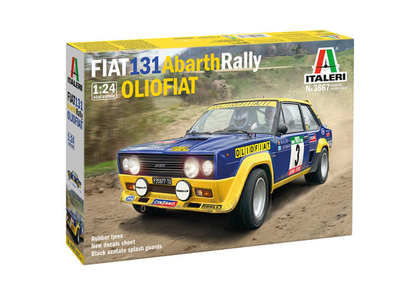 Italeri 1:24 Model Kit FIAT 131 ABARTH RALLY OL10 FIAT