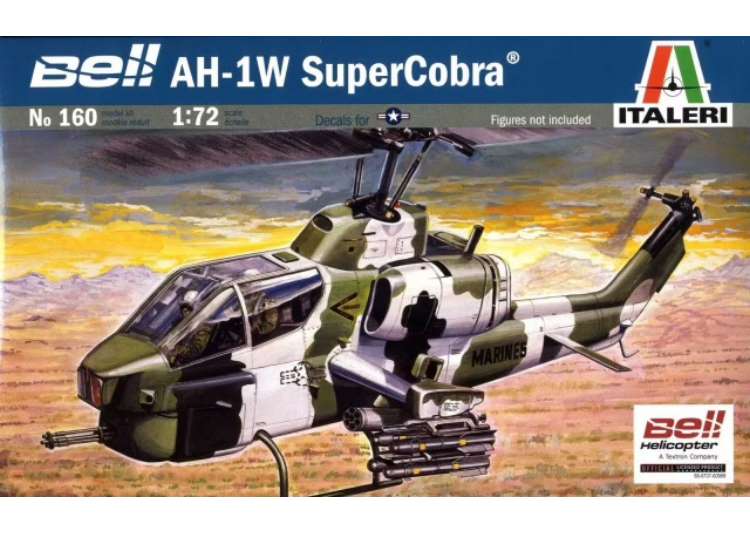 Italeri 1/72 Super Cobra attack helicopter model kit