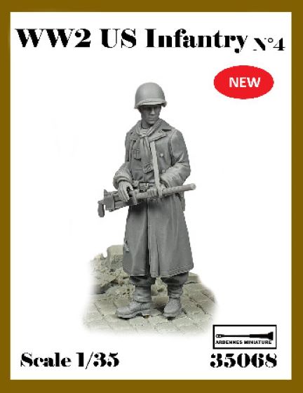 ARDENNES MINIATURE 1/35 WW2 US Infantry No.4
