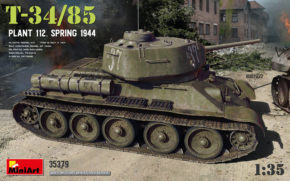 Miniart 1/35 WW2 Russian T-34/85 PLANT 112 SPRING 1044