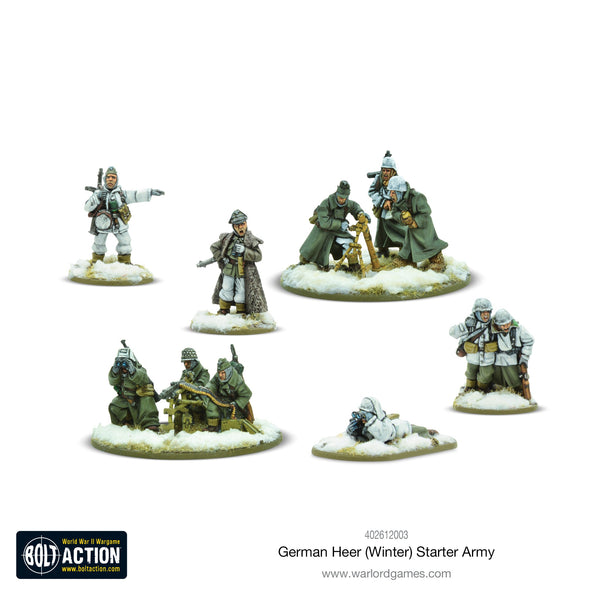 Warlord Games 28mm - Bolt Action WW2 German Heer (Winter) Starter Army