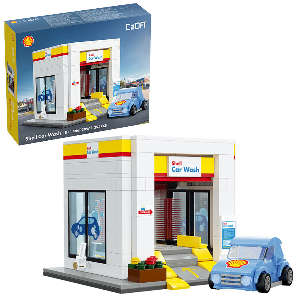 Cada BUILDING SERIES Shell Car Wash building block kit