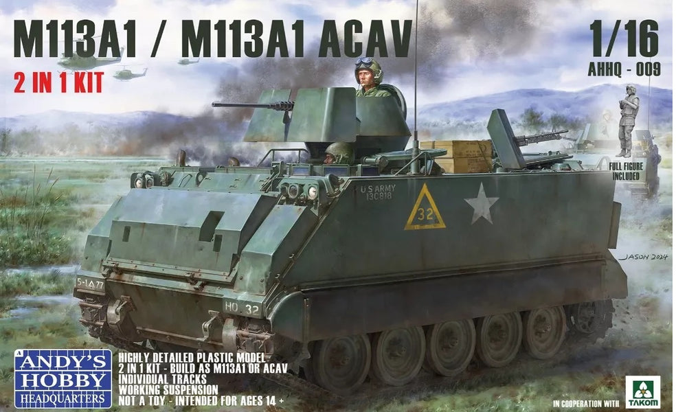 Andy's Hobby 1:16 scale M113A1/ A1 ACAV