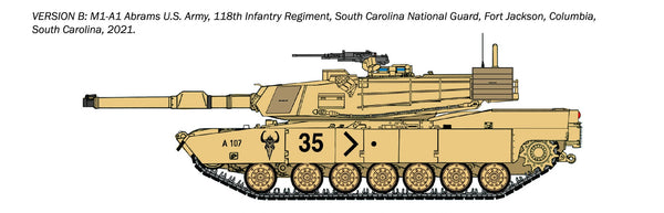 Italeri 1/35 MILITARY M1A1 Abrams World of tanks version