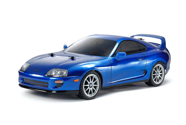 Tamiya 1/10 scale R/C model assembly kit Supra (JZA80) Metallic Blue Painted BT-01