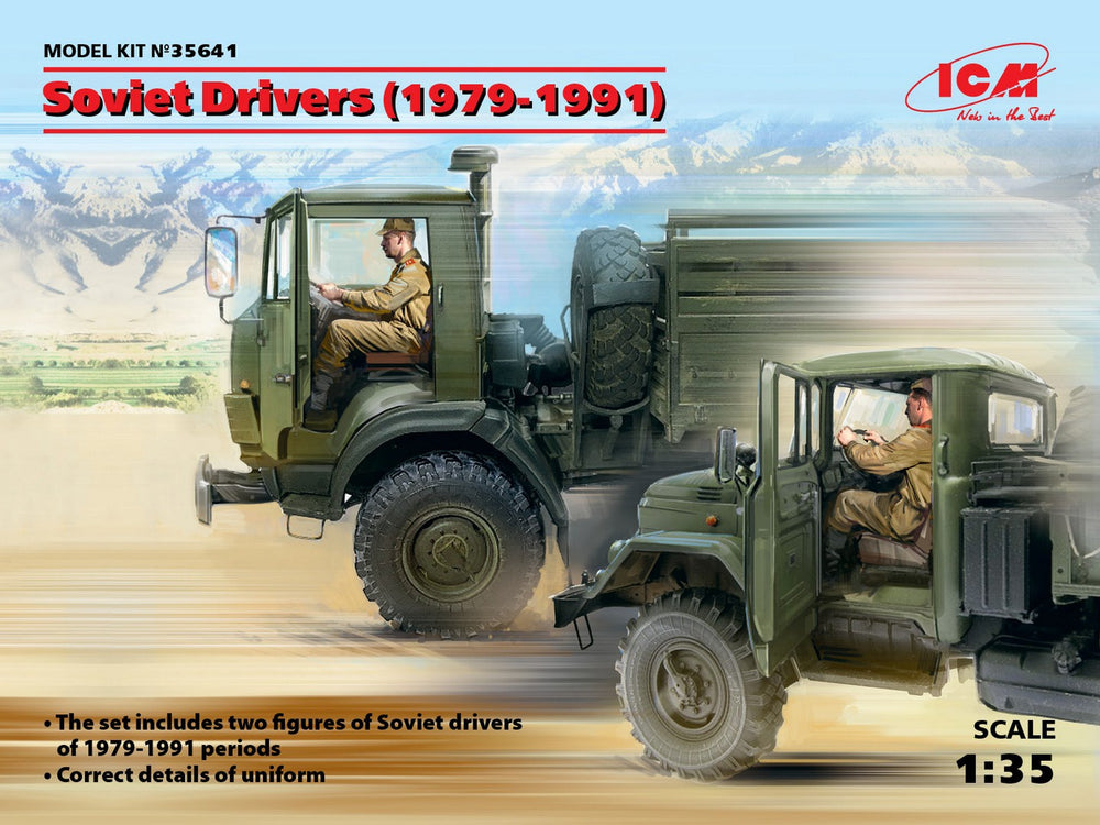 ICM 1/35 Soviet Cold War Drivers (1979-1991) (2 figures)
