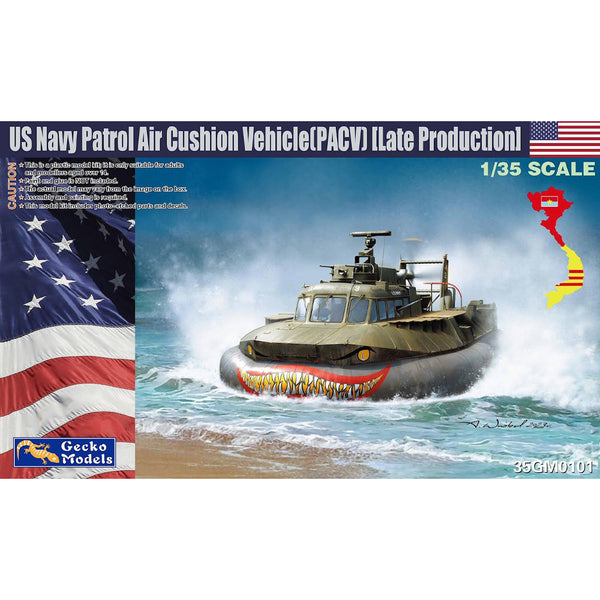 Gecko 1/35 Vietnam US Hovercraft SK-5 PACV -or Patrol Air Cushion Vehicle-