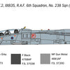 Italeri 1/72nd scale model kit Jaguar T.2 RAF Trainer.