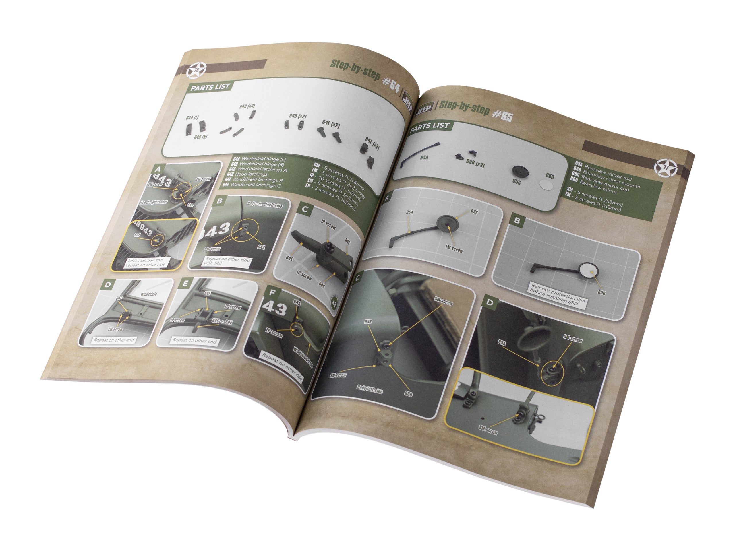 IXO COLLECTIONS Full Kit WW2 US Willys & Acc. 1/8 Scale Metal Kit ...