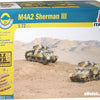 ITALERI 1/72 Scale WW2 US M4A2 SHERMAN III tank model kit