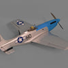 Phoenix P-51D Mustang .61~.91/15cc ARTF RC plane model