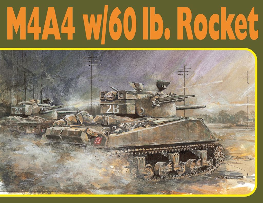 Sherman With Rockets Dragon 1/35WW2 US M4A4 Sherman tank w/60lb Rocket | Fields of Glory Models