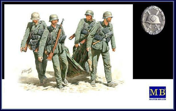 Masterbox 1/35 'Casualty Evacuation' WW2 German Infantry Stalingrad 1942