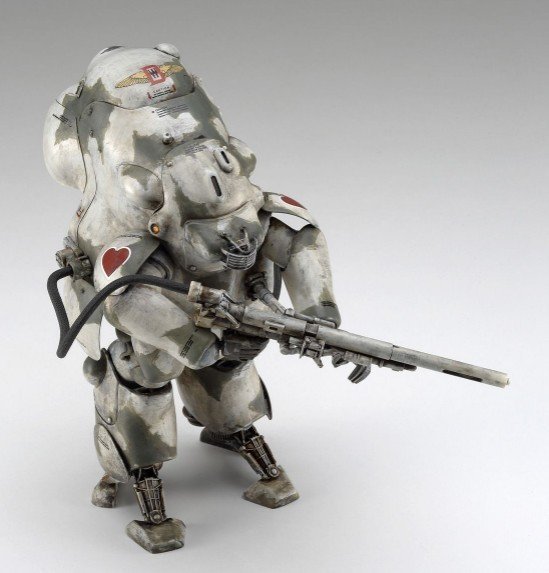 Mak Machine Krieger 1:20 Robot Battle V Maschinen Krieger Moon Type MK44H-0 Whiteknight Prototype Kit