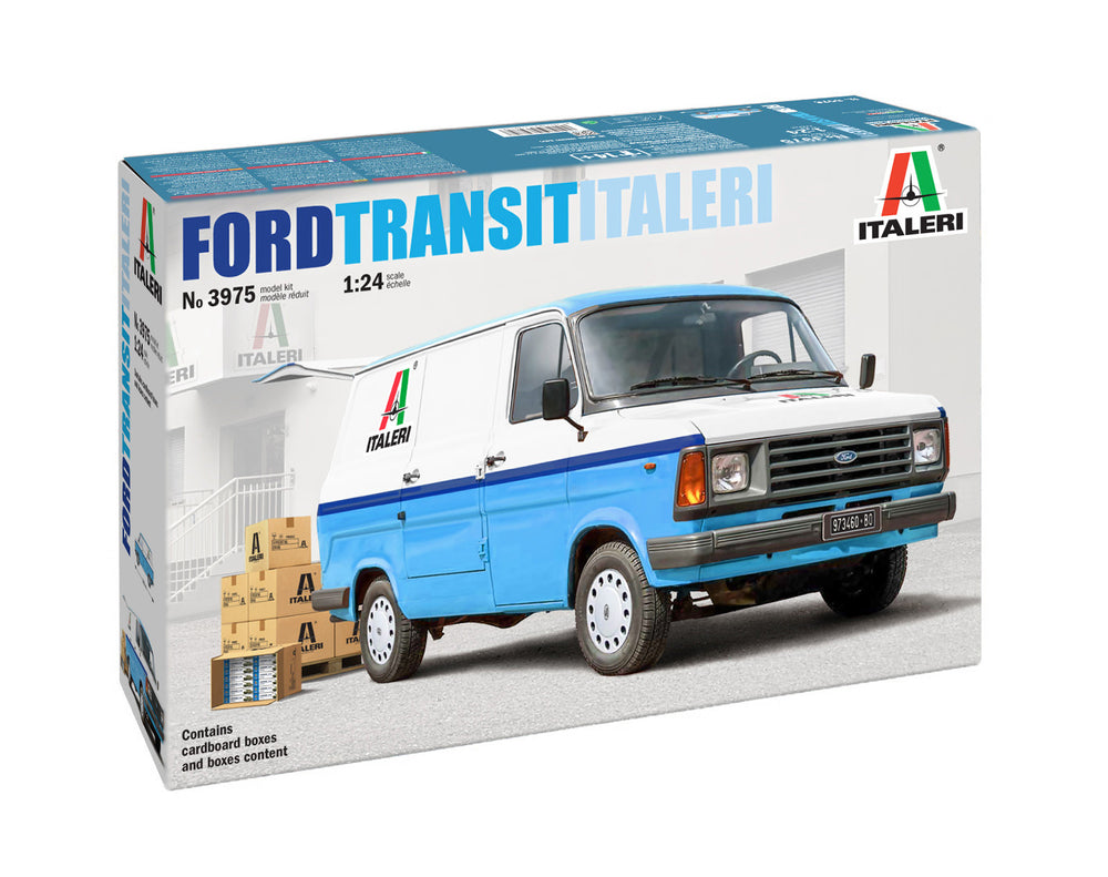 ITALERI 1/24 scale Ford Transit "Italeri" Van model kit