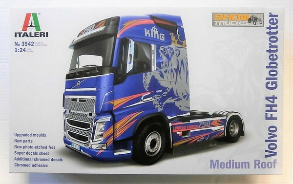 Italeri 1/24 scale VOLVO FH4 GLOBETROTTER truck lorry model kit