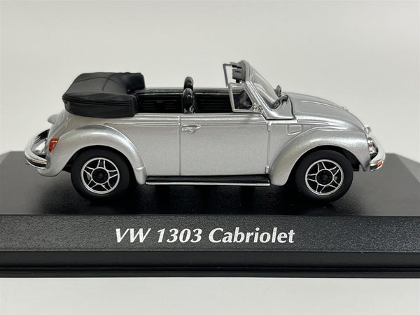 Maxichamps 1:43 1979 VW 1303 Cabriolet - Silver