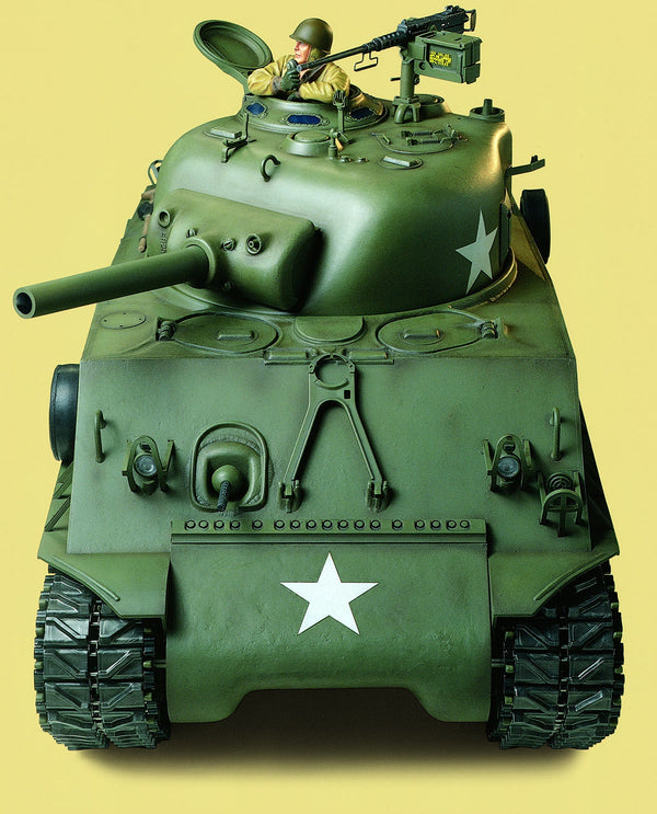 TAMIYA R/C TANK - 1/16 WW2 SHERMAN DMD WITH OPTION KIT