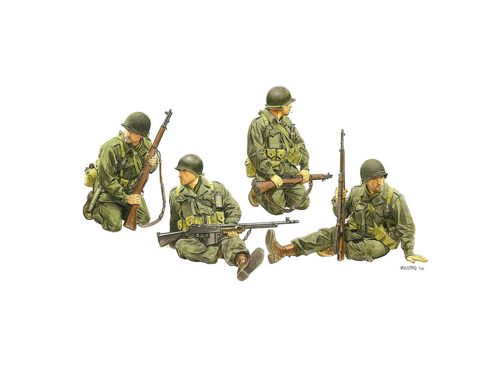 Dragon 1/35 WW2 U.S. Army Tank Riders 1944-45
