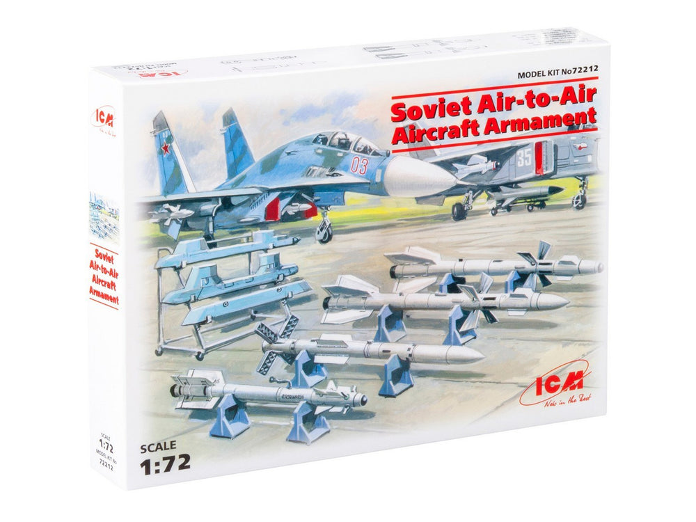 ICM 1/72 Soviet Air-to-Air Aircraft Armament (R-27ER, R-27ET,  R-73, R-77 missiles)