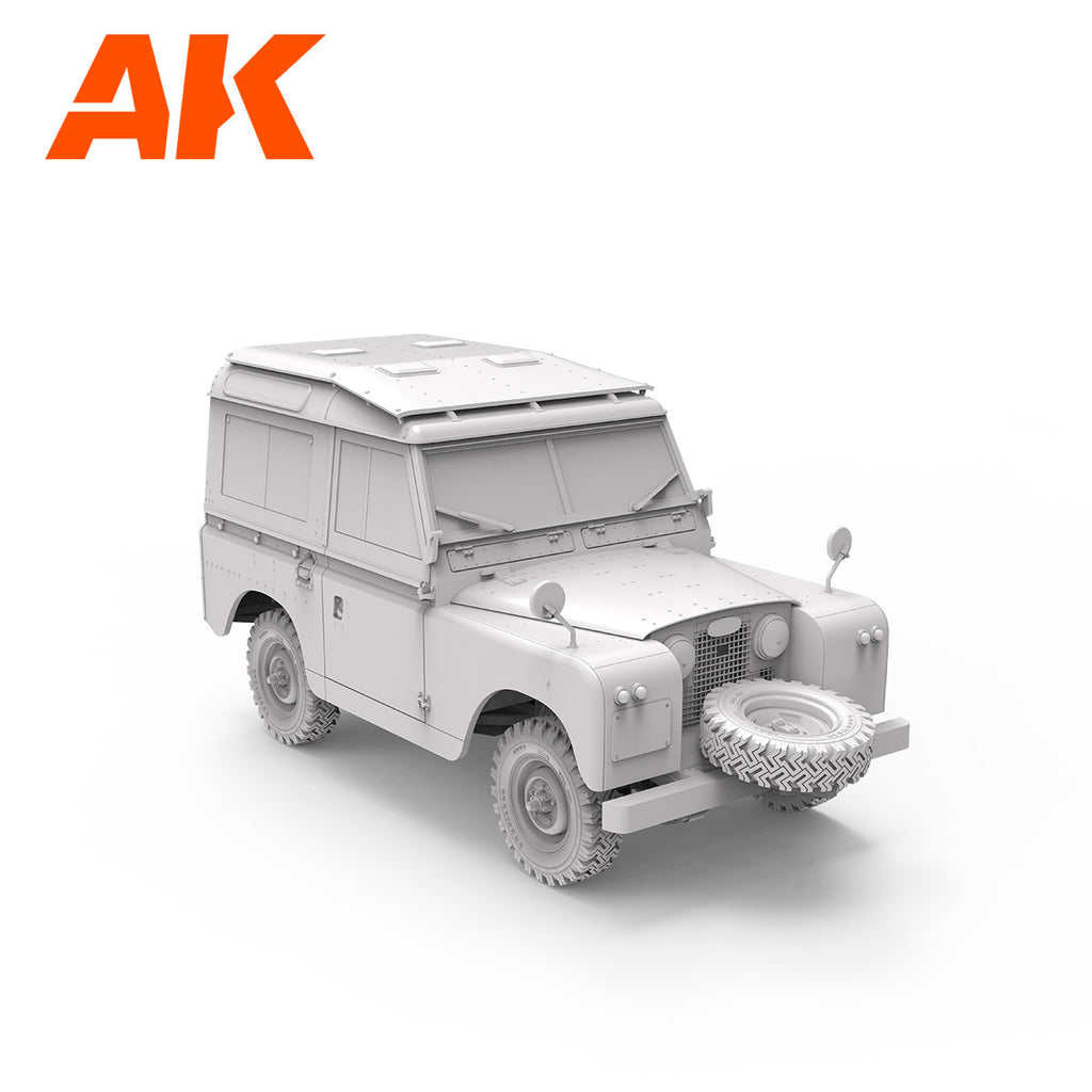 AK Interactive 1/35 scale MODEL KIT Land Rover 88 Series IIA Station W ...