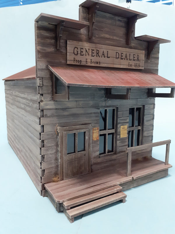 1/35 scale laser cut building Wild West - General dealer