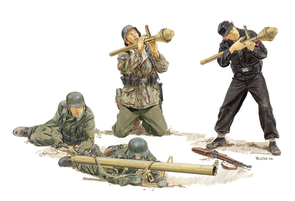 DRAGON 1/35 MILITARY WW2 German Eastern Front Tank Hunters (Gen2) 4 Figures