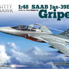 Kitty Hawk 1/48 Scale Jas-39B/D  Gripen Aircraft Model Kit
