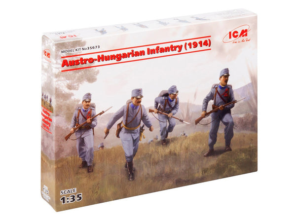 ICM 1/35 WW1 Austro-Hungarian Infantry (1914) (4 figures)