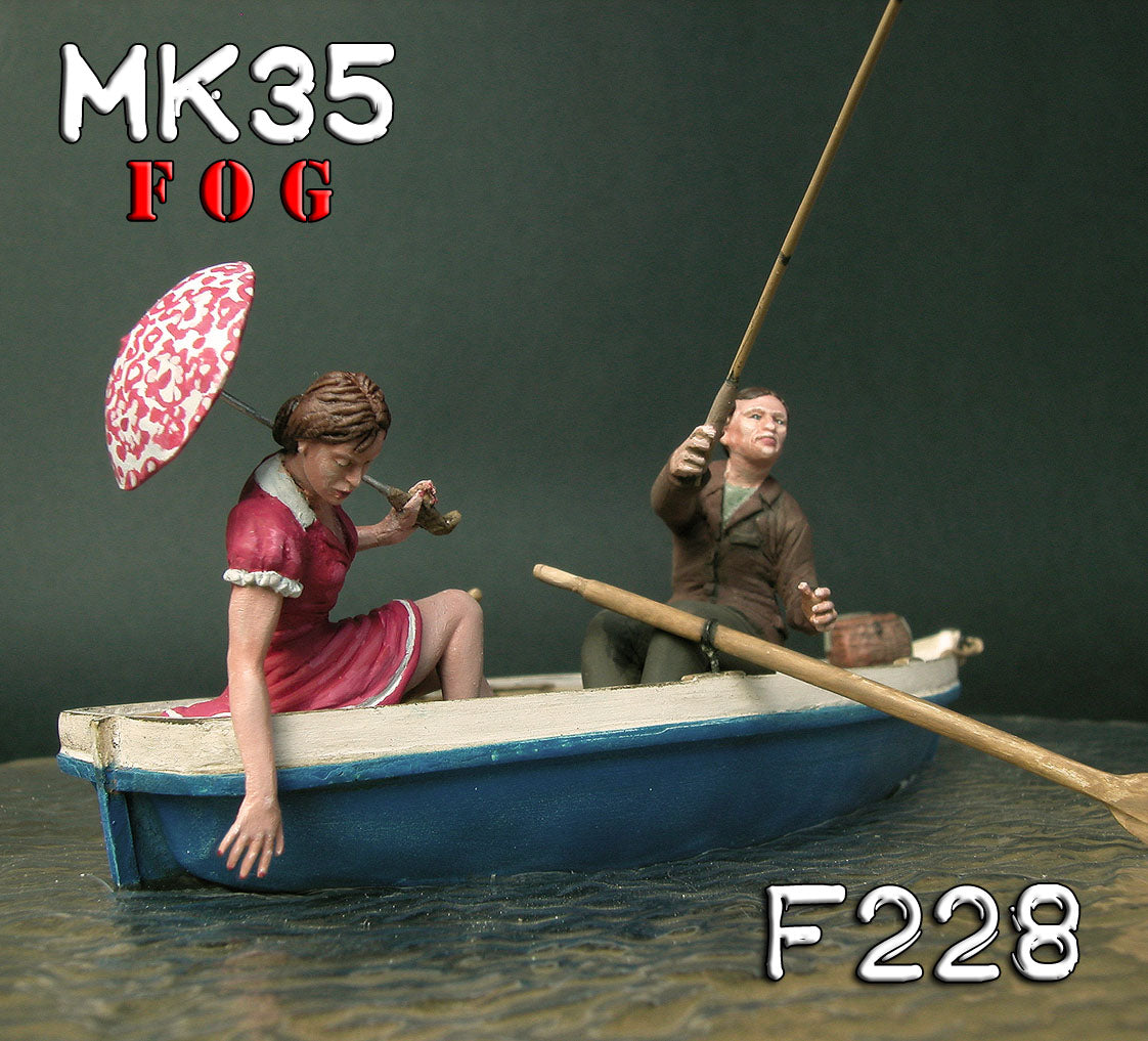 MK35 FoG models 1/35 Scale 'On the river' in a boat Figures only (no-b ...