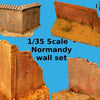 FoG Models 1/35 Scale Normandy wall diorama set 4 wall sections