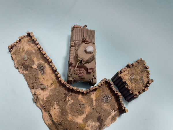 FoG Models 1/35 Gun Emplacement Sections Log retaining wall WW1 WW2