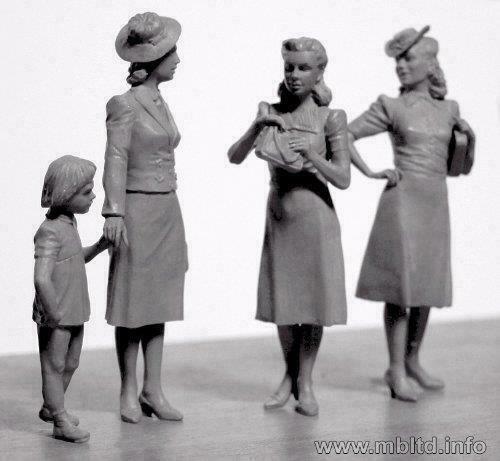 Masterbox 1:35 Women of WWII Era
