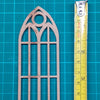 1/35 scale laser cut wooden Large Church windows (2 pcs)