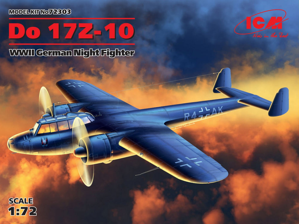 ICM 1/72 WW2 Do 17Z-10, WWII German Night Fighter