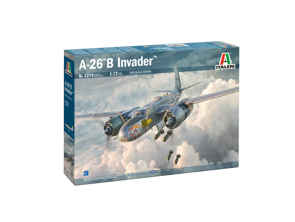 Italeri 1/72 WW2 USAAF A-26A/B Invader # 1274