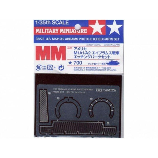 Tamiya 1/35 scale M1A1/A2 Abrams Photo etched upgrade parts
