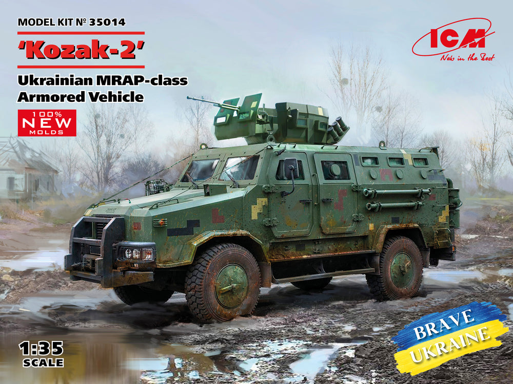 ICM 1/35 Kozak-2'. Ukrainian MRAP-class Armored Vehicle