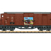 LGB WAGONS model of a 4-axle boxcar painted and lettered Museum Wagon 2024