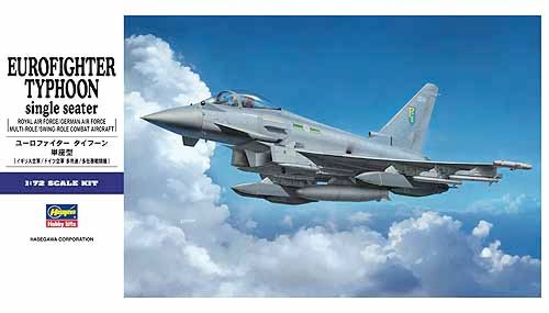 Hasegawa 1:72 Eurofighter Typhoon Single Seater