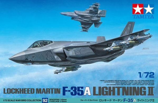 Tamiya 1/72 scale Lockheed Martin F-35A Lightning II