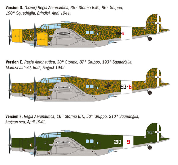 Italeri 1/72 AIRCRAFT CANWW2 Italian T Z.1007 Alcione Bomber aircraft