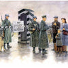 Masterbox 1/35 scale WW2 German Guards and civilians Checkpoint Set