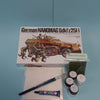 FoG GIFT SET Tamiya 1/35 scale WW2 German Hanomag Sd.Kfz. 251/1 Military model Starter kit with Diorama base, paints, brush, glue and more