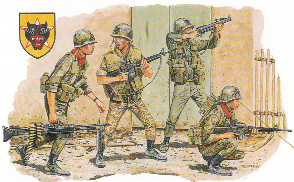 Dragon 1/35 scale Vietnam war ARVN Rangers (Saigon 1968)