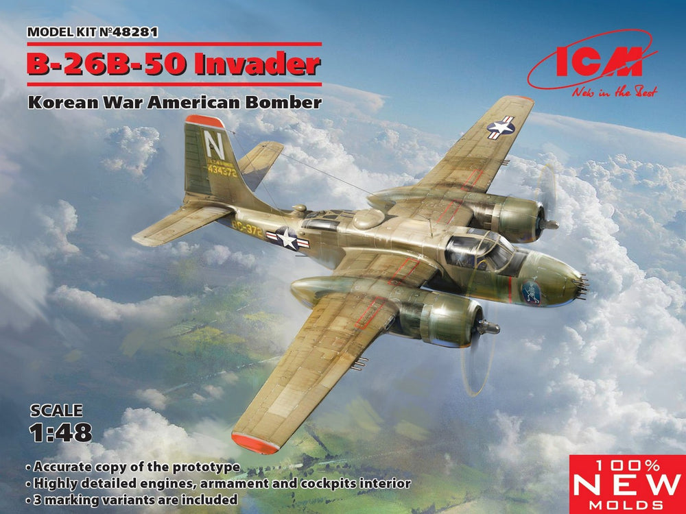 ICM 1/48 B-26B-50 Invader, Korean War American Bomber